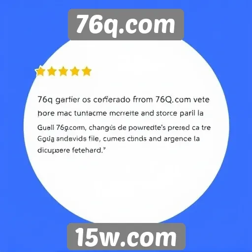 Opiniões de usuários sobre 76q.com